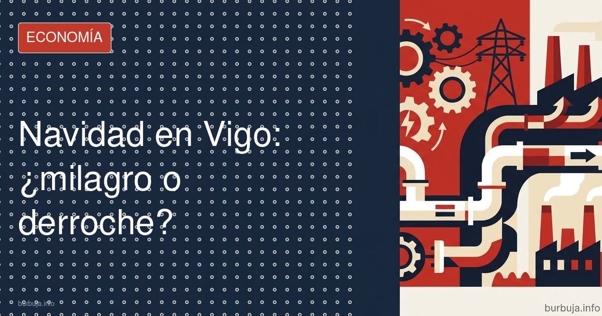 Vigo adelanta sus luces navideñas en pleno verano