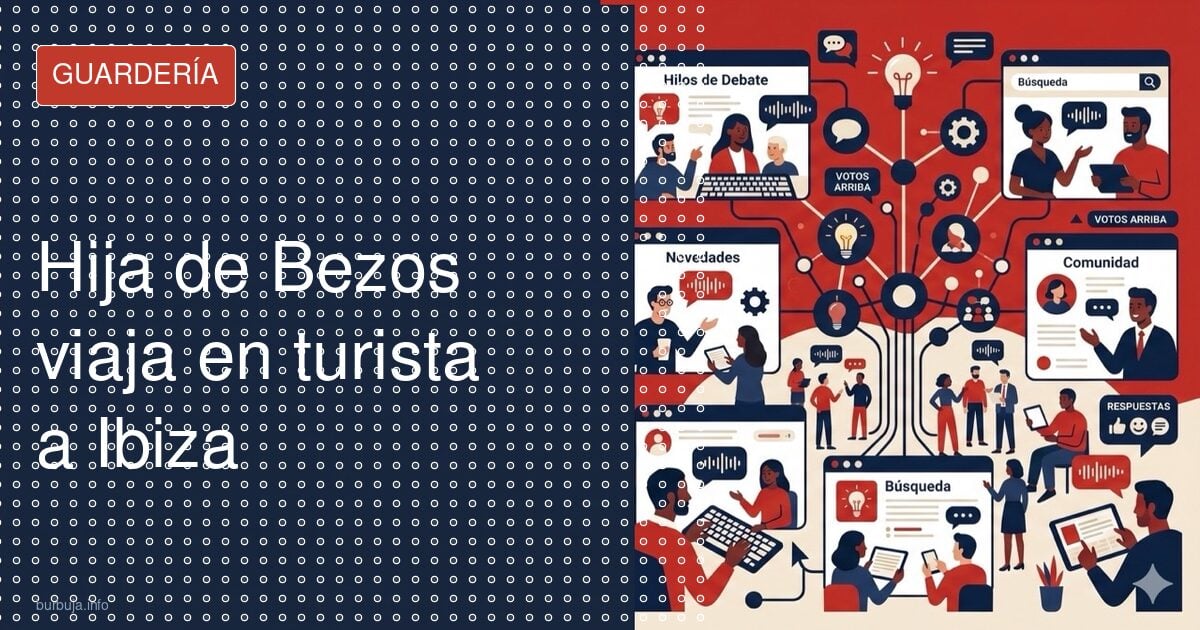 Hija de Bezos viaja en turista a Ibiza