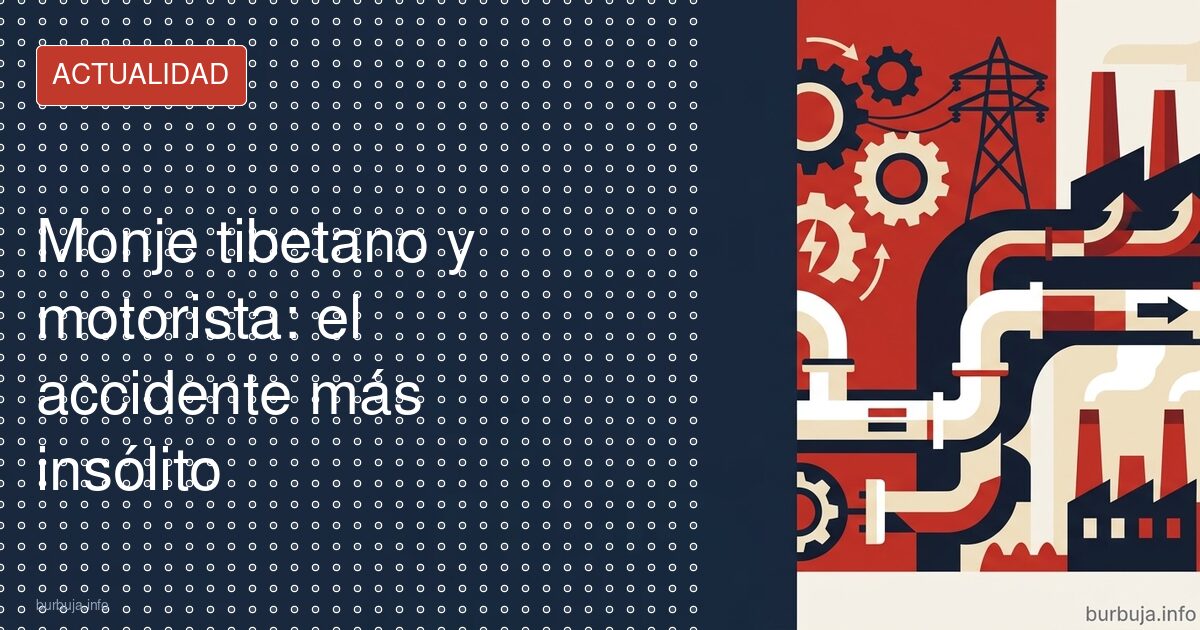Pierna amputada tras choque con monje tibetano