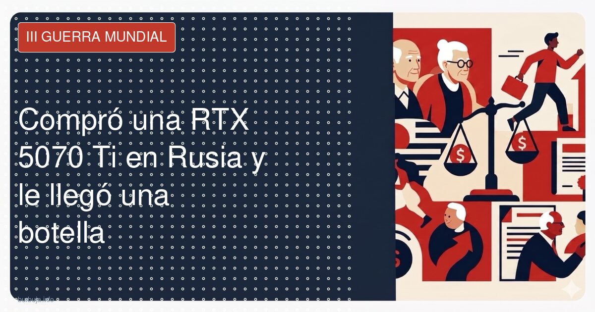 Una RTX 5070 Ti en Rusia: las sanciones, en entredicho