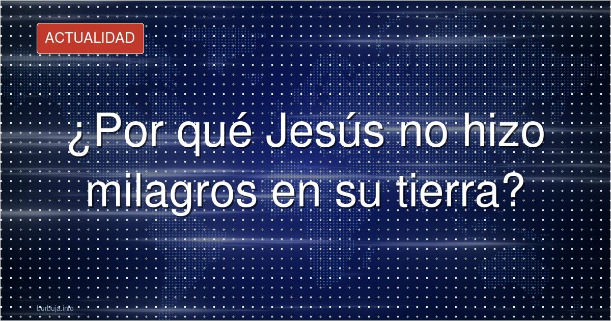 Evangelio sin milagros: la fe que mueve rezos