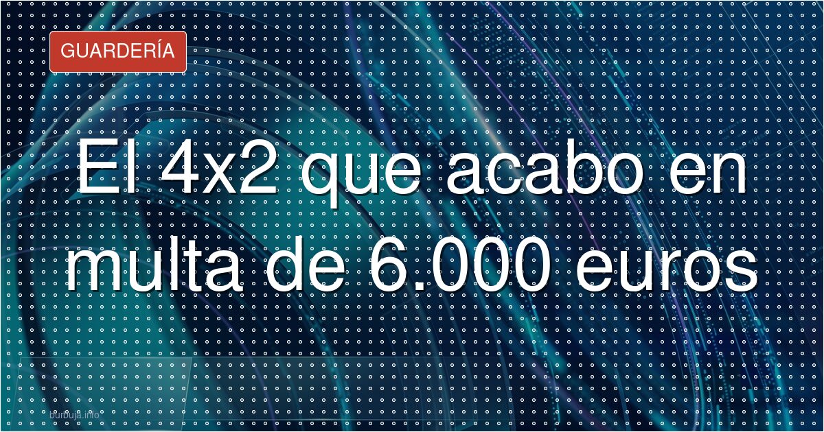 El conductor del SUV 4x2 en la playa: 6.000 € de multa