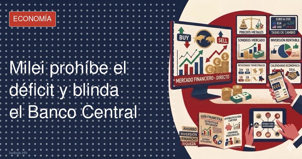 Milei entierra la emisión monetaria con una reforma histórica
