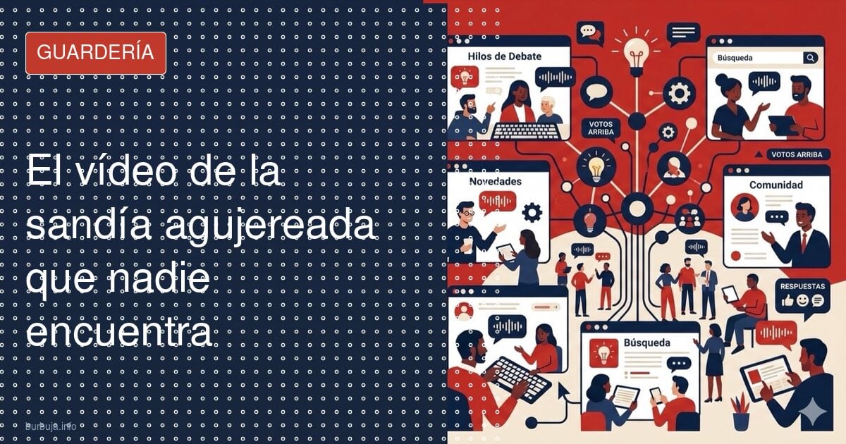 El dilema viral: ¿debe pagar la madre la sandía que el niño agujereó?