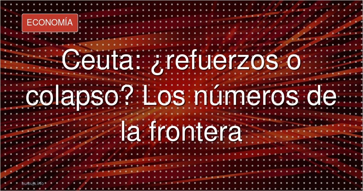 Vista de la frontera de Ceuta con presencia de fuerzas de seguridad en el contexto del pico de denuncias por agresión sexual