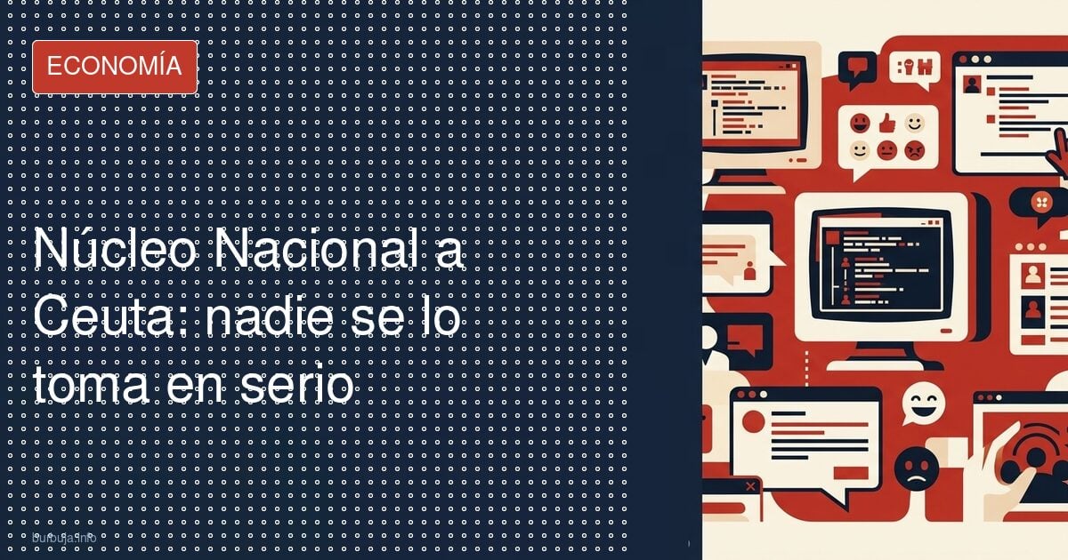 La marcha de Núcleo Nacional a Ceuta: burlas y escepticismo