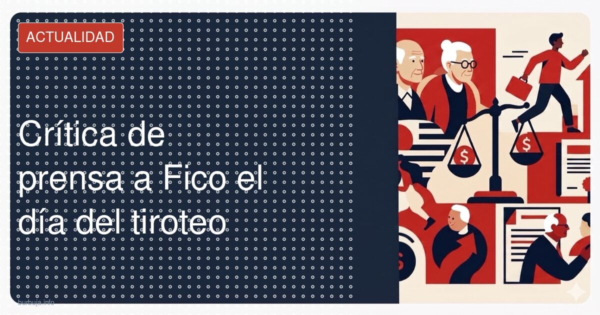 La Sexta contra Fico: crítica el día del atentado