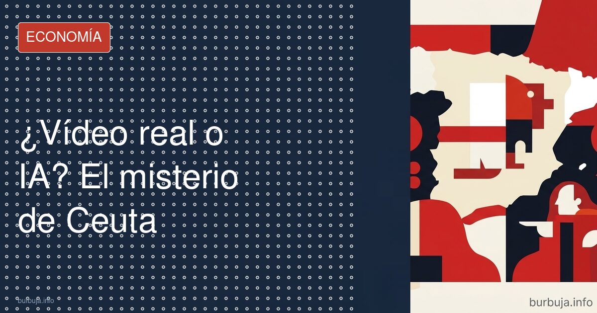 ¿Vídeo real o IA? El misterio de Ceuta