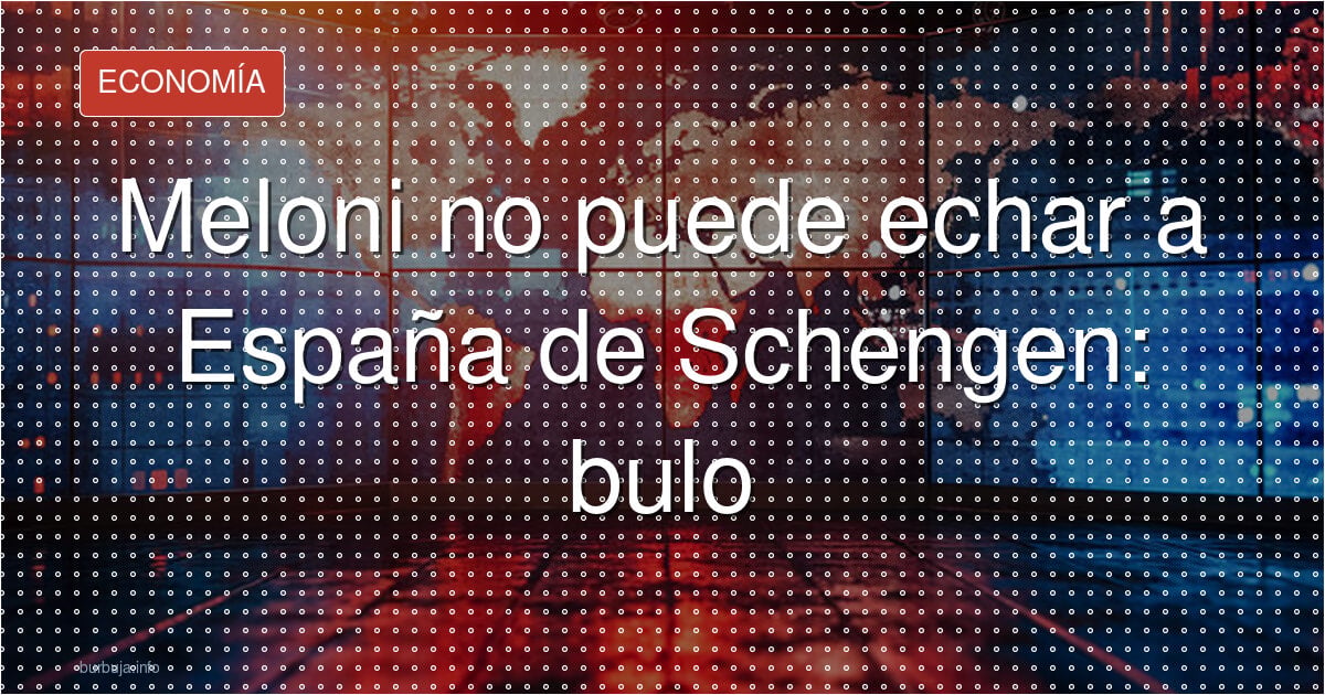 Schengen: suspensión de España, la amenaza que la SER llama bulo