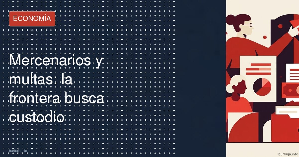 Mercenarios y multas: la frontera busca custodio
