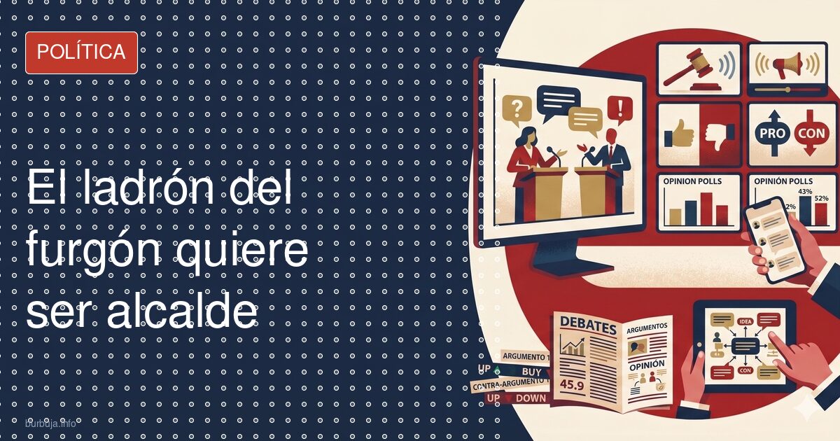 El ladrón del furgón quiere ser alcalde
