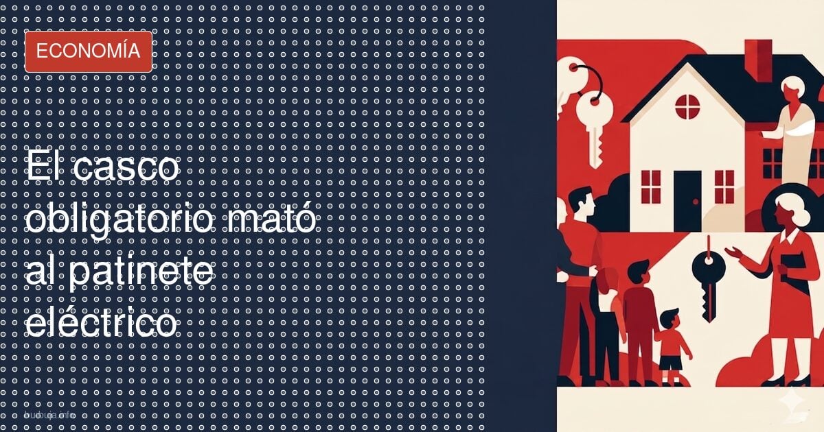 El casco y el seguro mataron al patinete