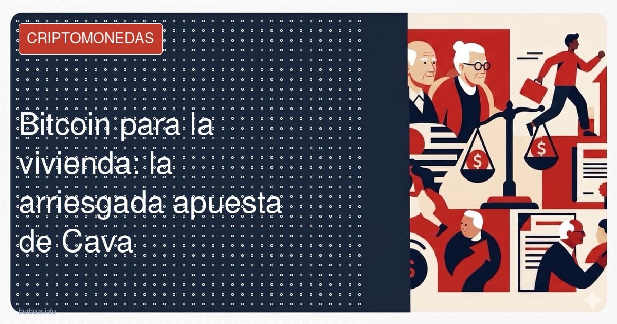 Bitcoin para la entrada de un piso: la receta que divide