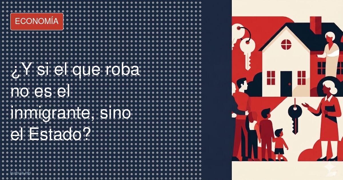 El Estado roba más que los migrantes: el debate de la invasión