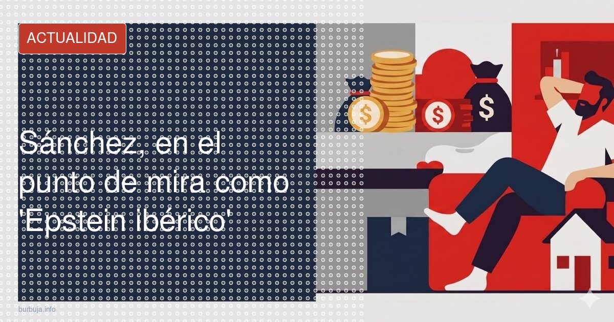 ¿Epstein ibérico? La acusación viral contra Sánchez