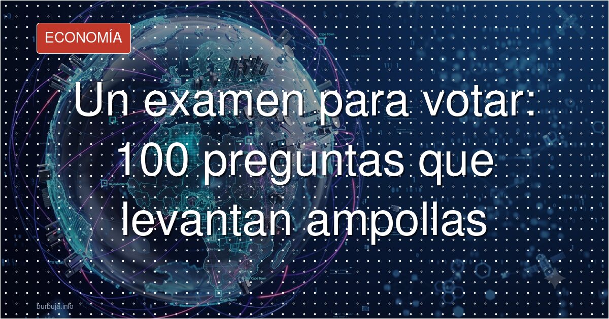 ¿Votar exigirá aprobar una prueba de lógica?