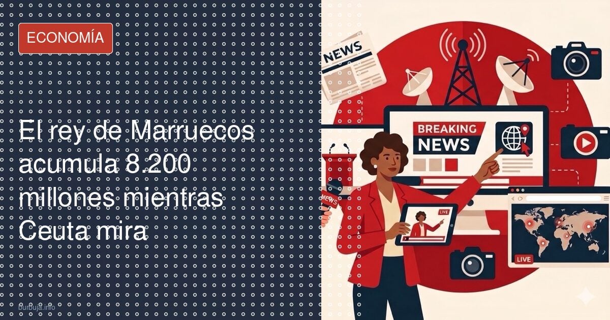 El rey de Marruecos acumula 8.200 millones mientras Ceuta mira