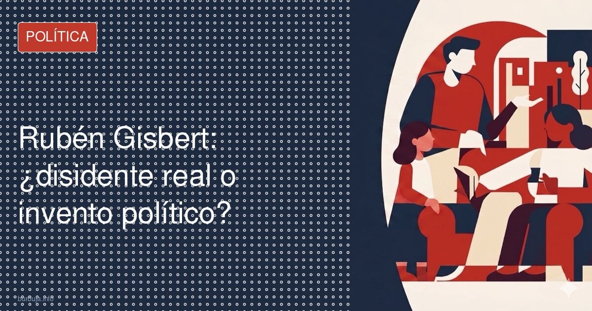 Rubén Gisbert: ¿demócrata radical o simple oportunista?