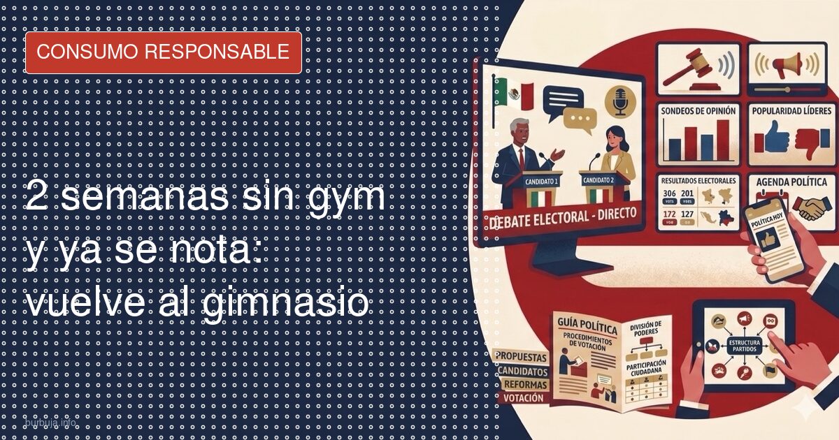 Dos semanas sin gimnasio: el cuerpo y la mente lo notan