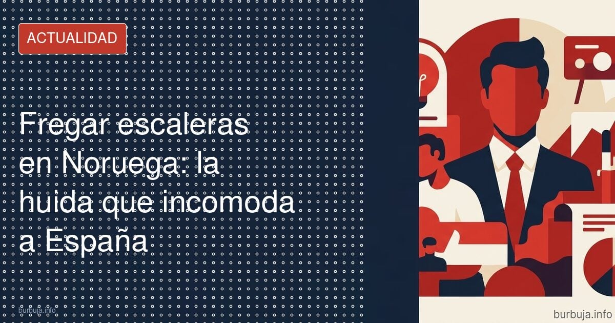 El salario noruego que hace atractivo fregar escaleras