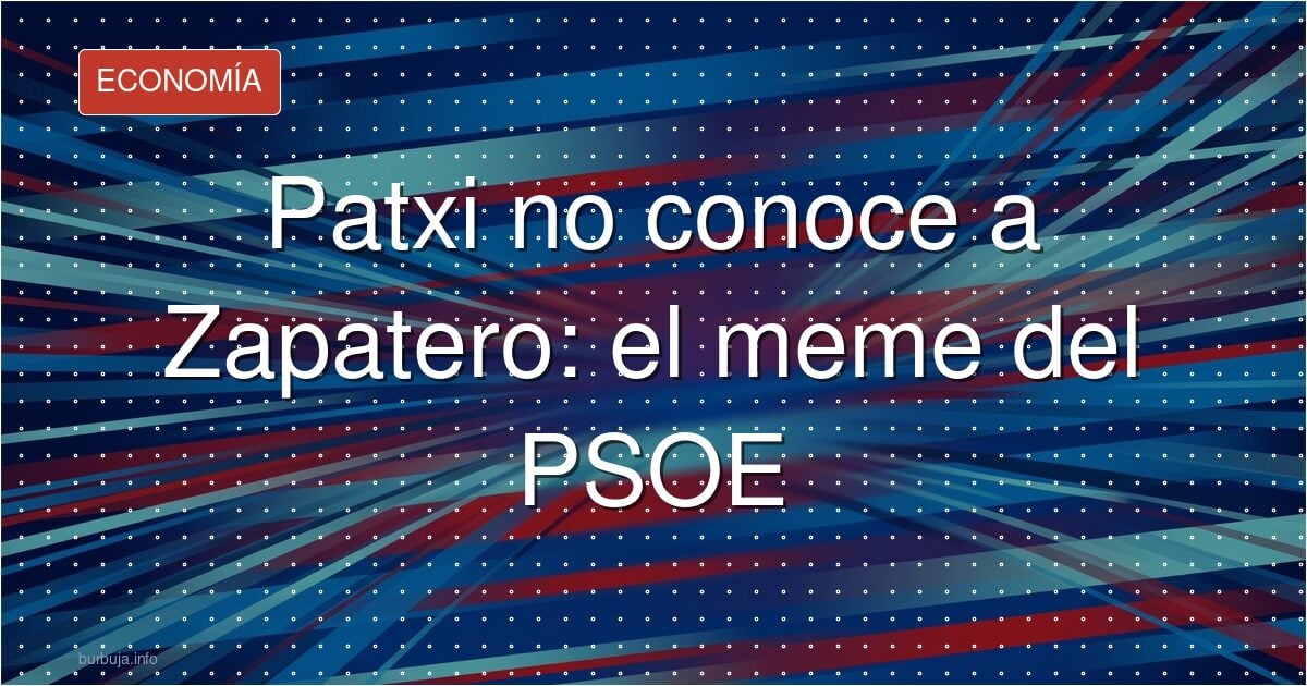 Patxi también reniega de Zapatero