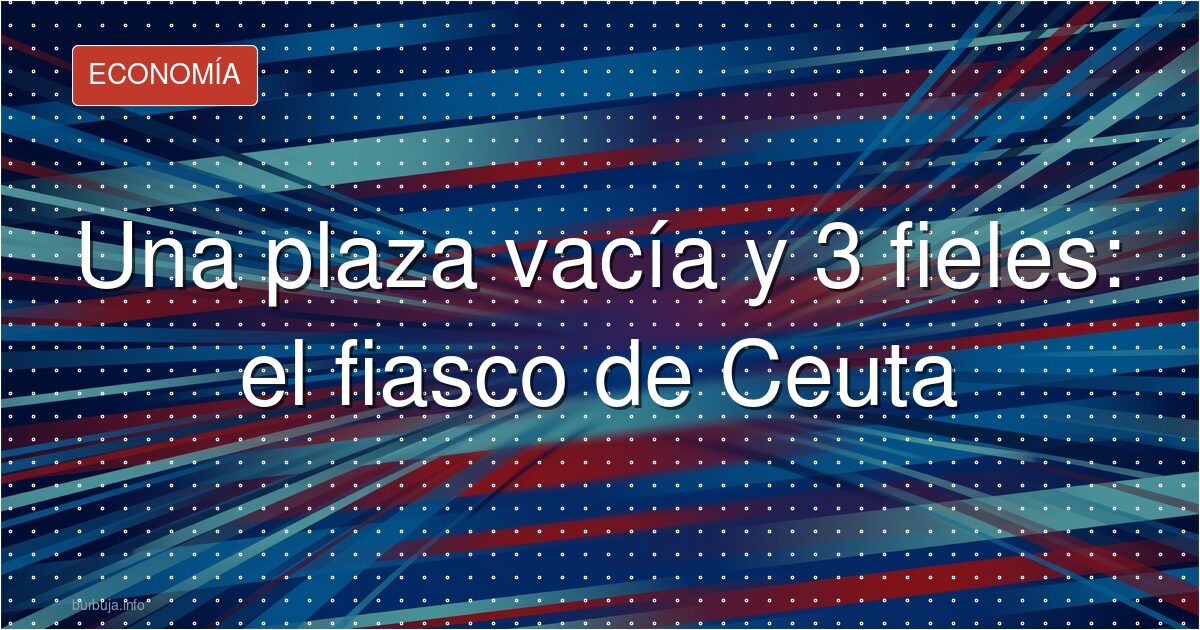 Plaza vacía y acto abortado: el fiasco de Alvise en Ceuta
