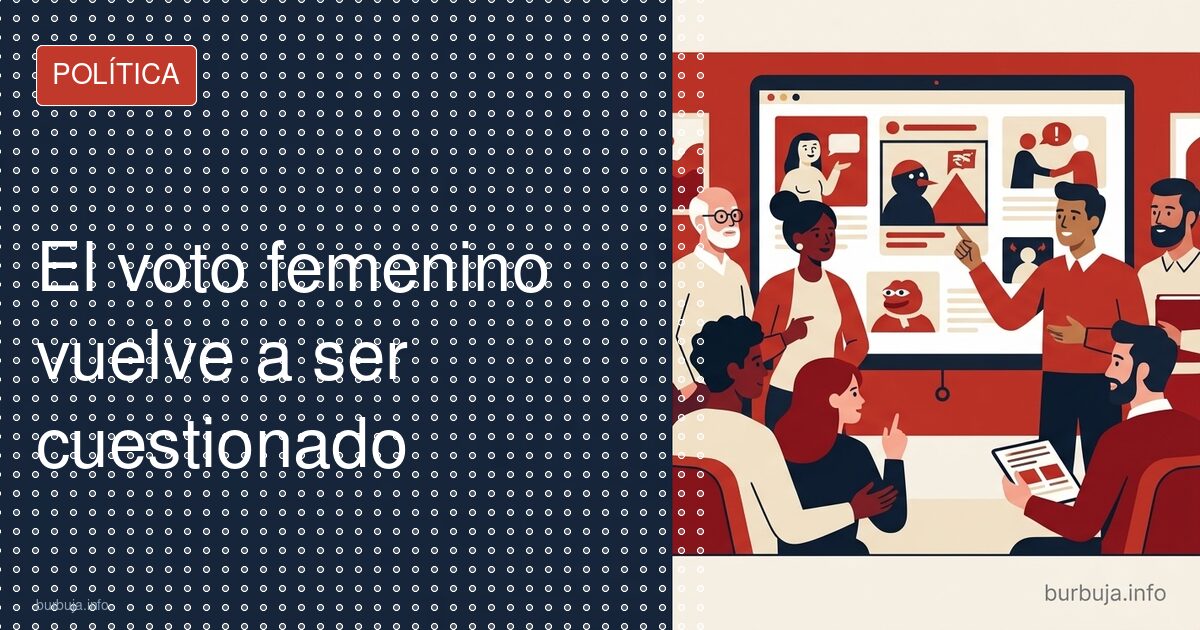 ¿El voto de las mujeres? Otra vez en el punto de mira
