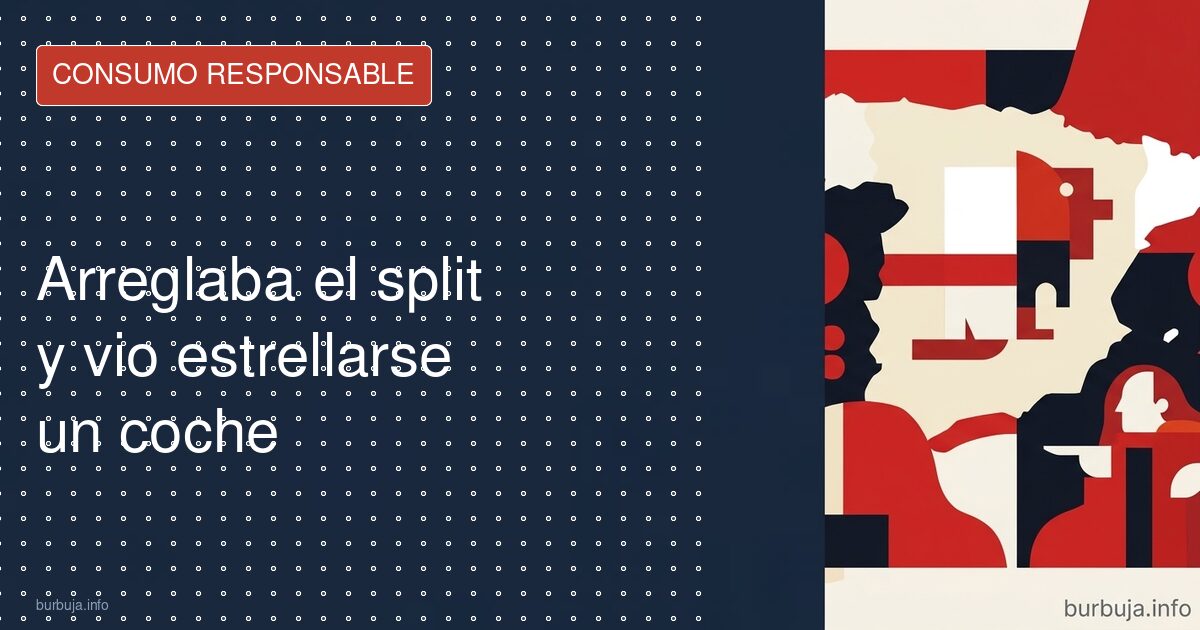 El caos vecinal tras un accidente de tráfico