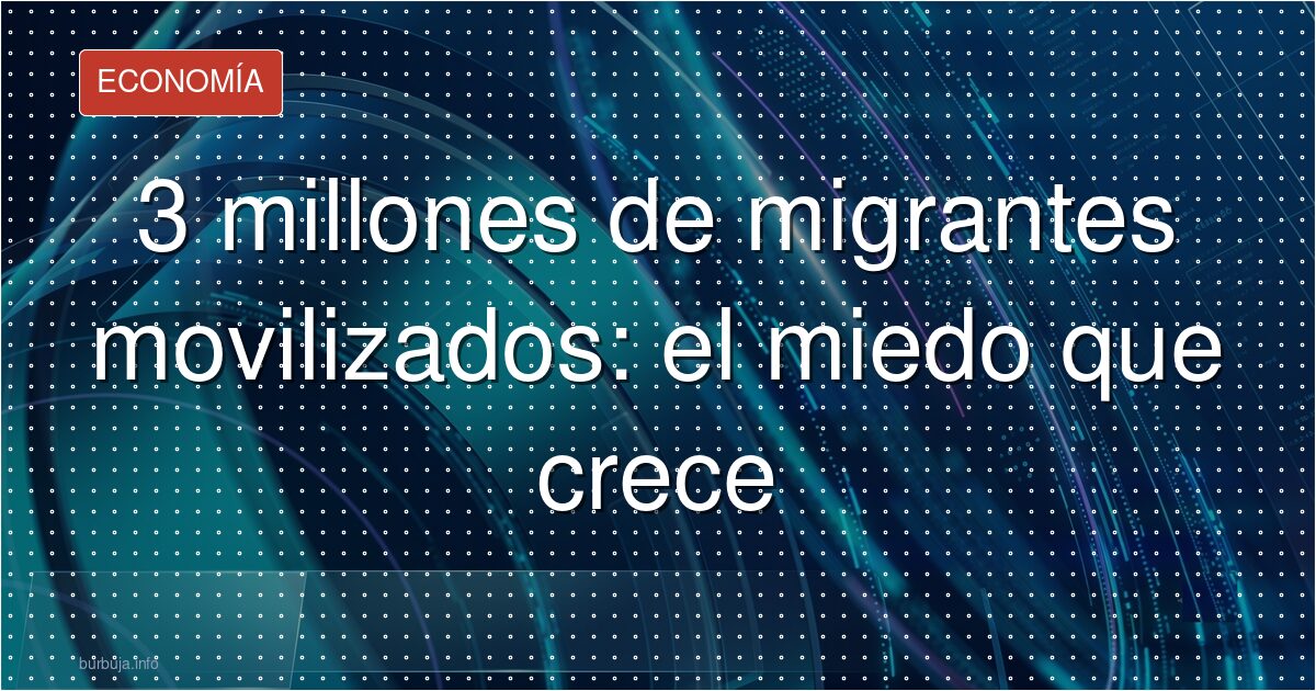 Demografía vs miedo: el bulo de los 3 millones