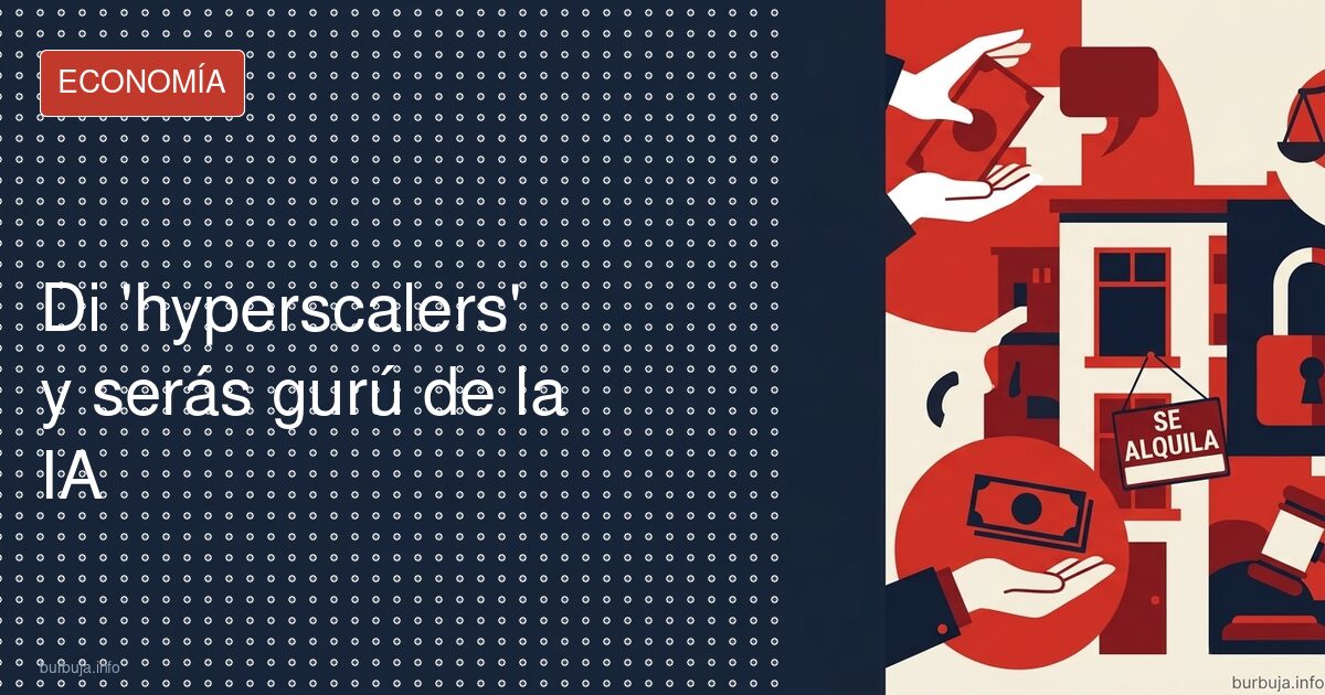 Di 'hyperscalers' y serás gurú de la IA