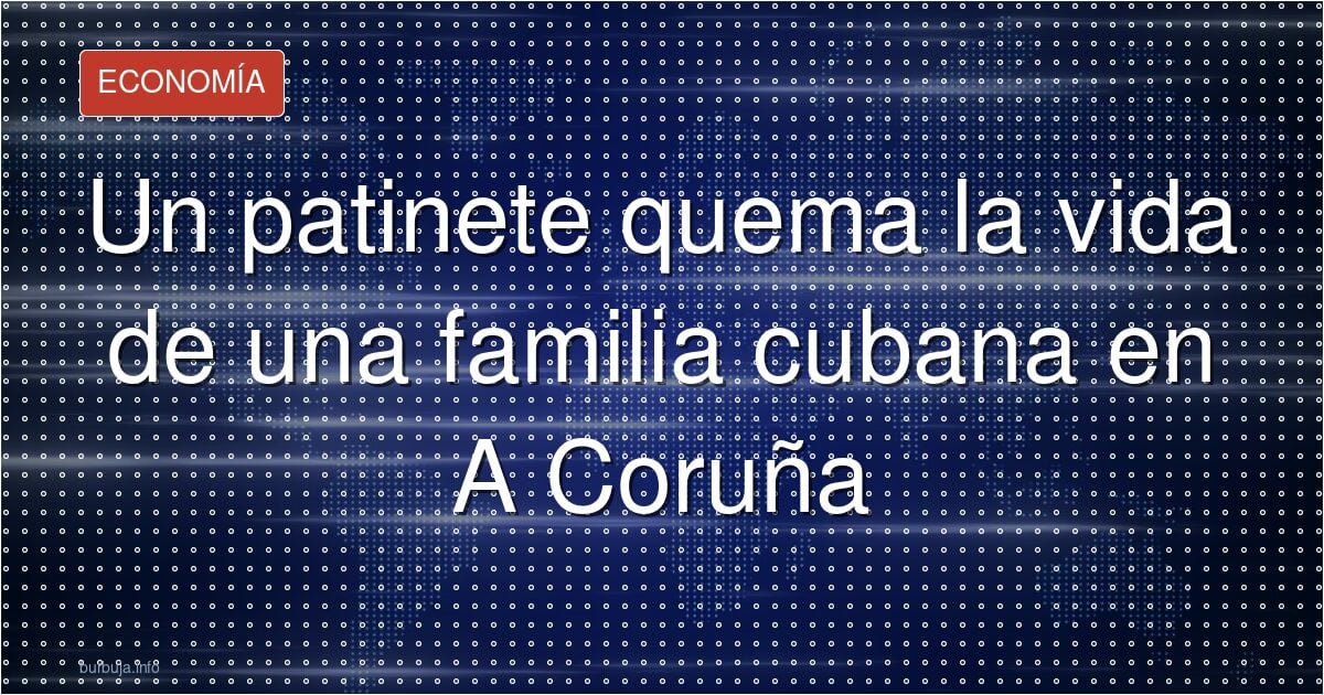 Un patinete quema el piso y la familia queda en la calle