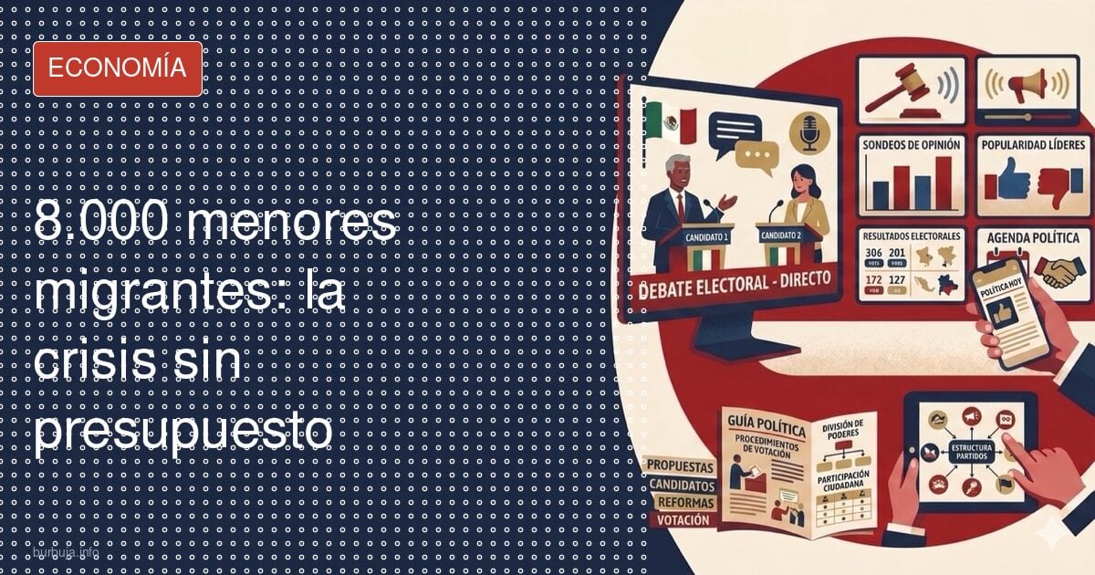 8.000 menores migrantes: el avispero político