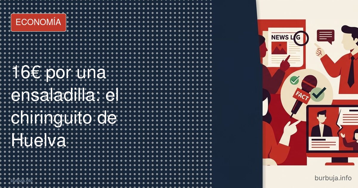 Chiringuito de Huelva: 16€ la ensaladilla, 10€ el tomate