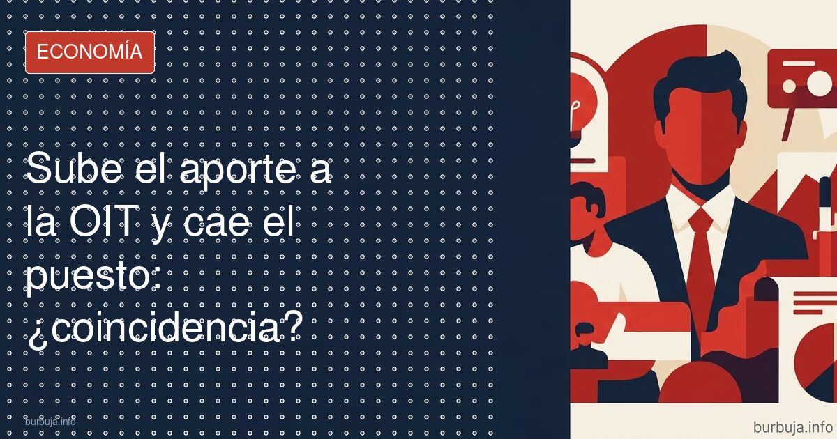 La Yoli se va a la OIT tras subir España su aporte