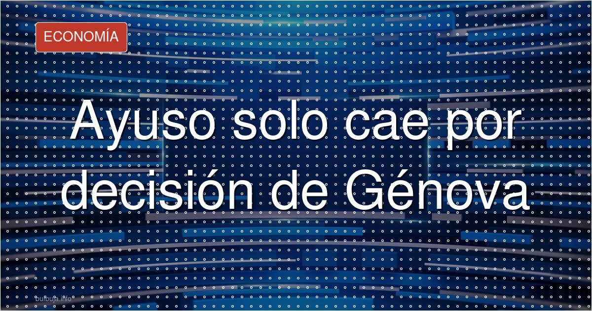 Génova decide cuándo cae Ayuso