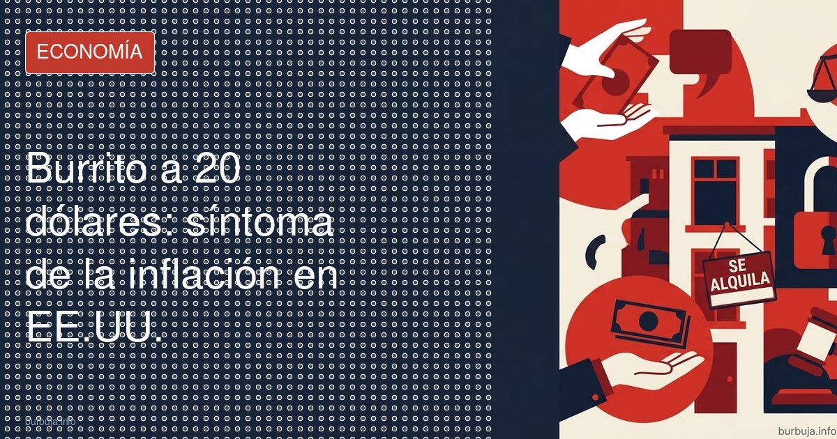 El burrito de 20 dólares que retrata la inflación
