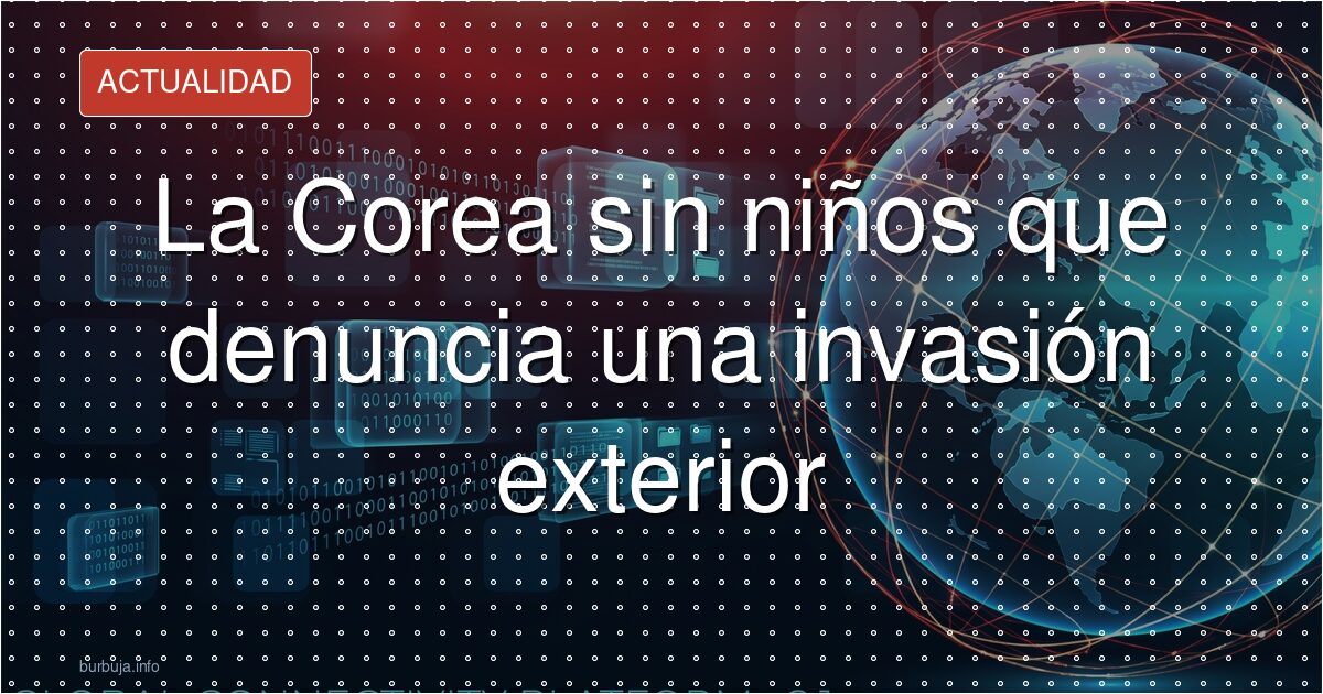 La 'invasión' denunciada por un coreano y el dato demográfico que la contradice