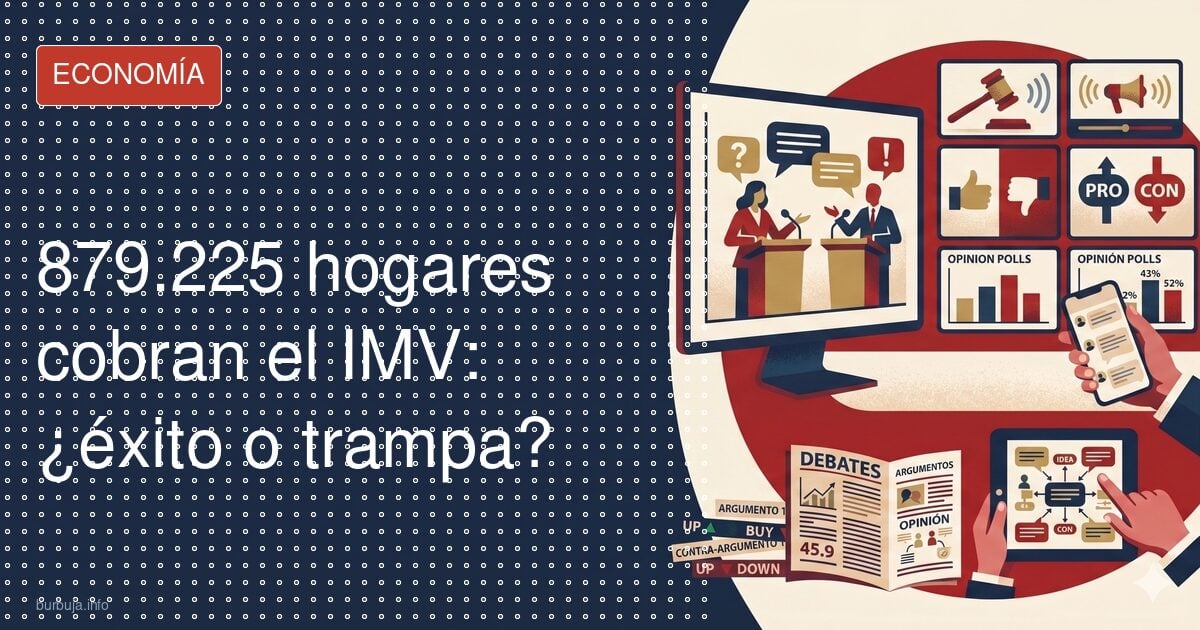 879.225 hogares viven del IMV: el dato que agita