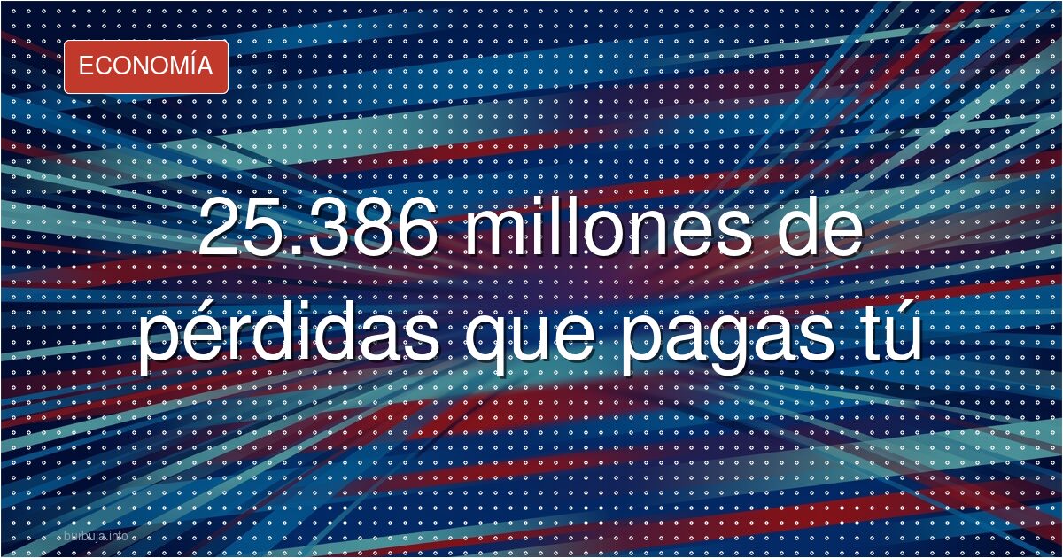 El banco malo del PP: 25.386 millones que pagas tú