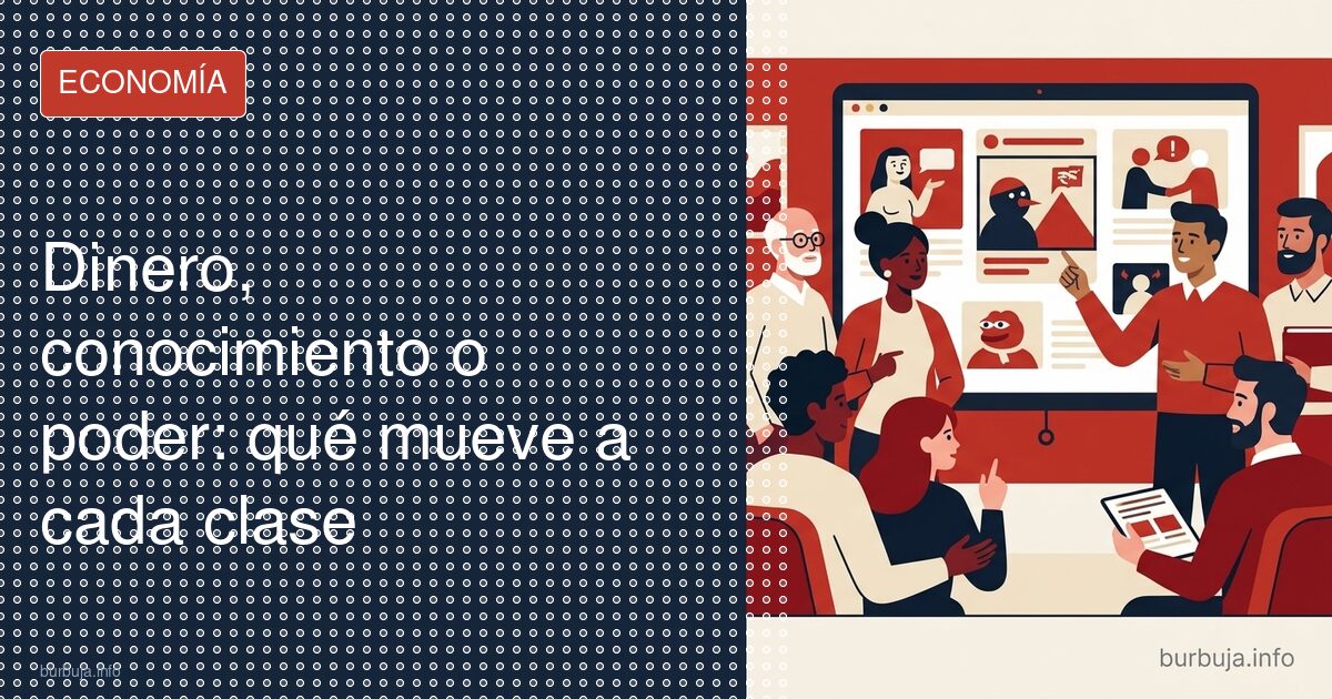 Dinero, conocimiento y poder: la obsesión de cada clase
