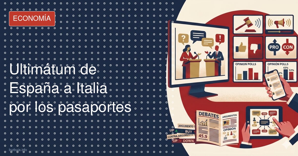 Italia planta a España: ultimátum por los pasaportes