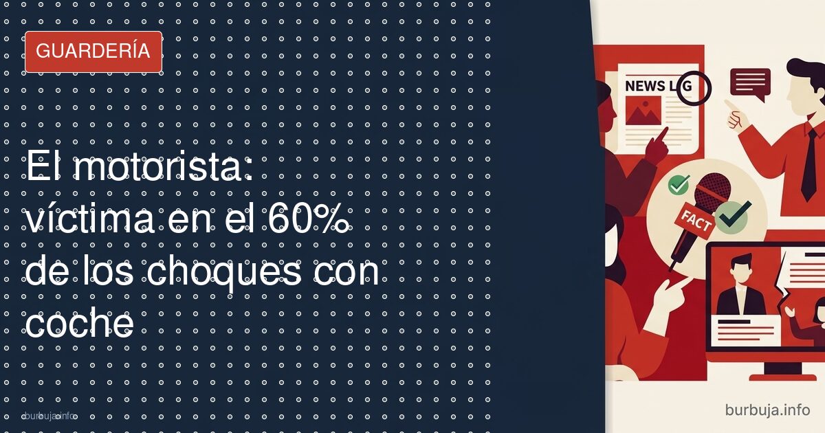 El motorista: víctima en el 60% de los choques con coche