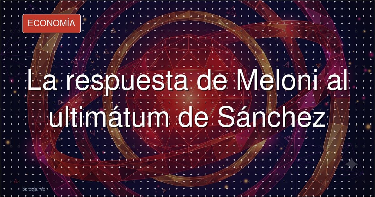 Sánchez desafía a Italia: 48 horas y a ver quién cede