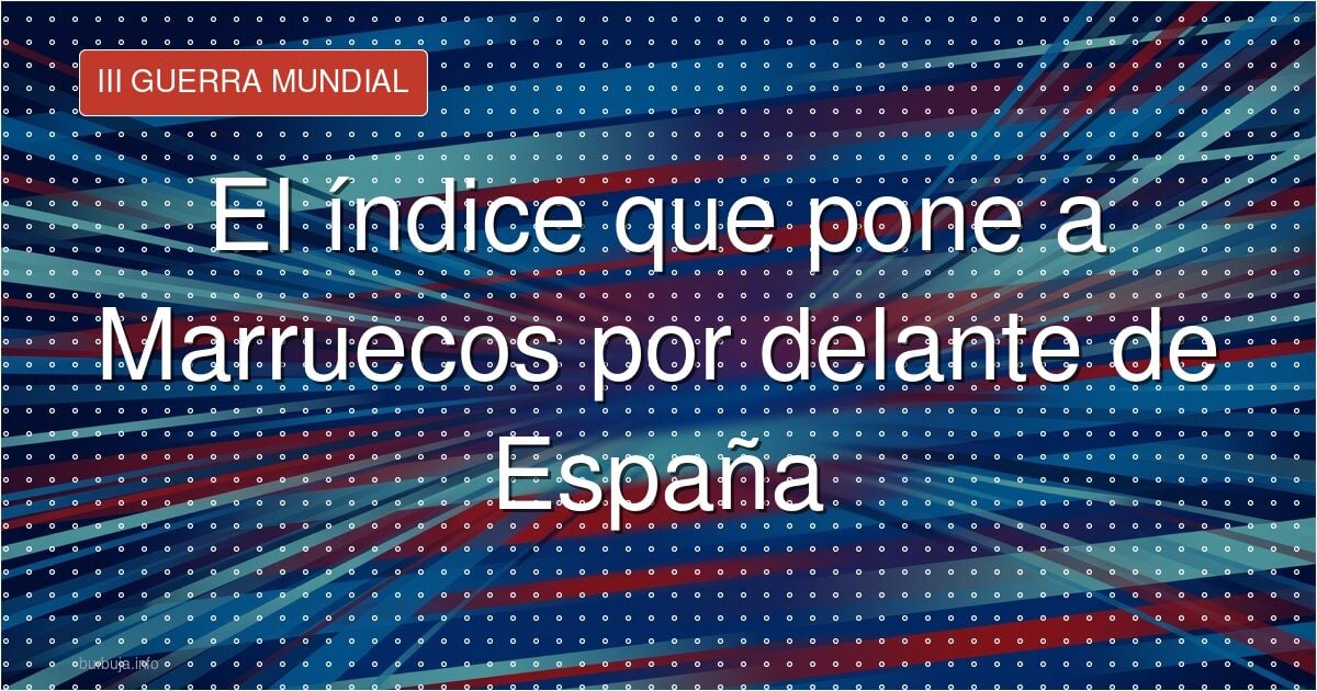 Infografía comparativa del poder militar de España y Marruecos con buques, artillería y el Estrecho de Gibraltar al fondo
