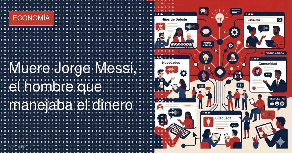Muere Jorge Messi, el hombre que manejaba el dinero