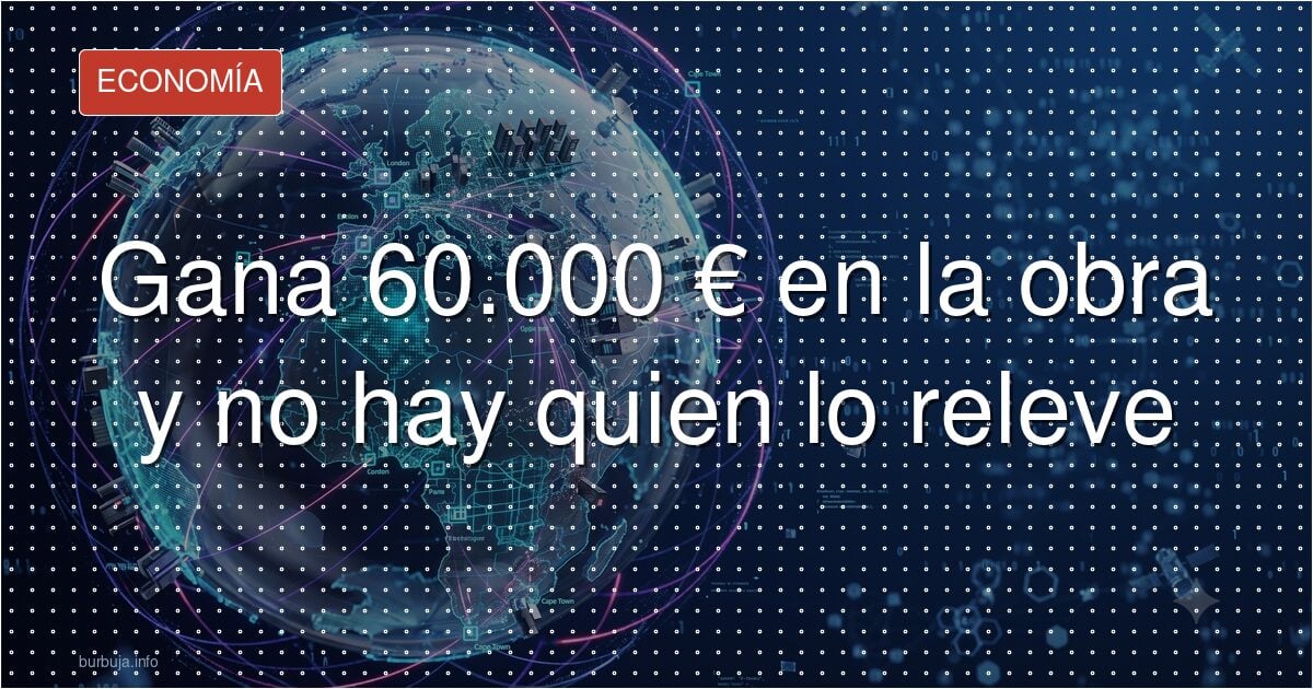El encargado que cobra 60.000 y no encuentra sucesor