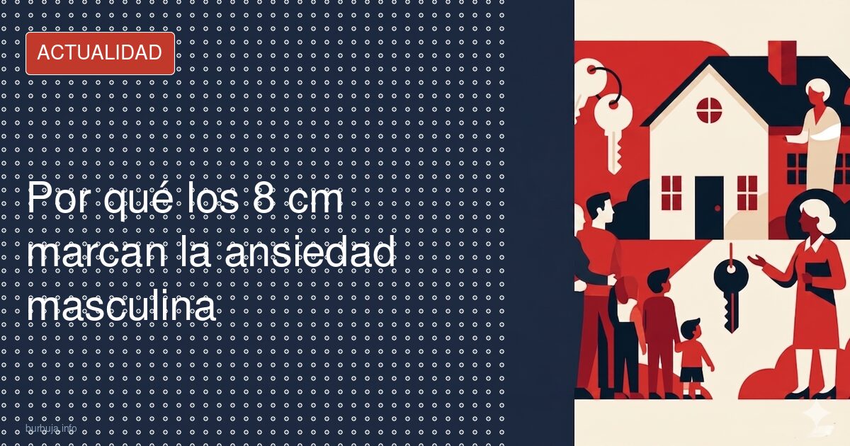 Por qué los 8 cm marcan la ansiedad masculina