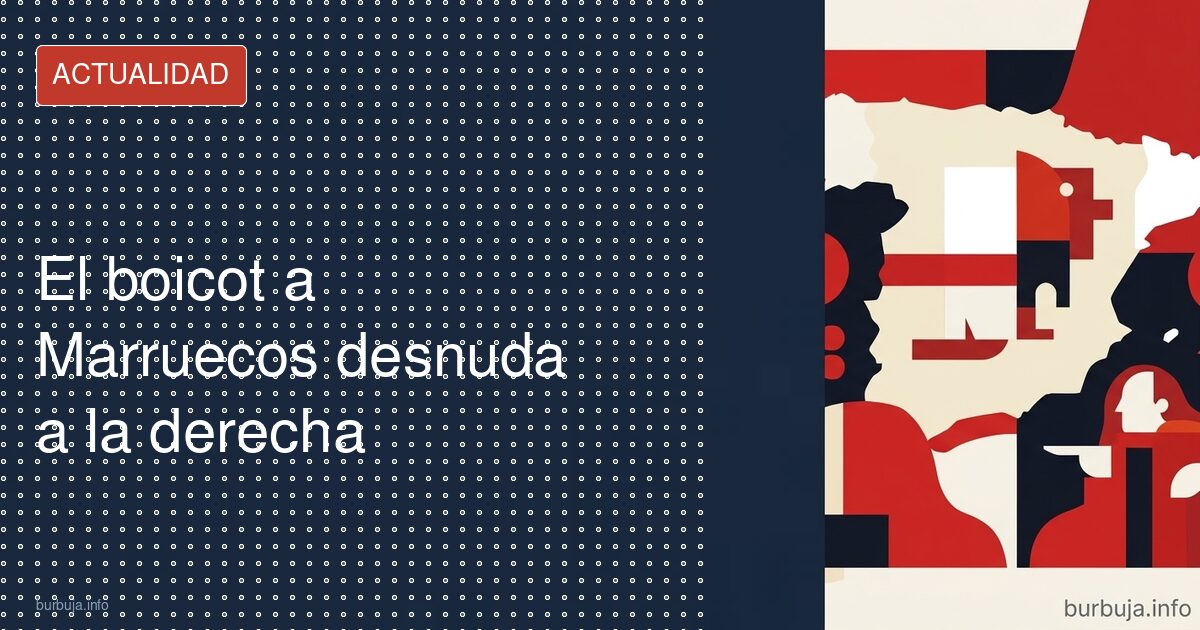 Marruecos fuera del Mundial: la derecha se divide
