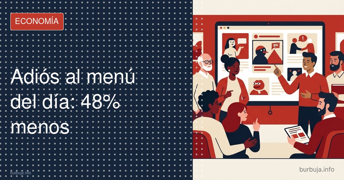 El menú del día se hunde: adiós al bar de siempre