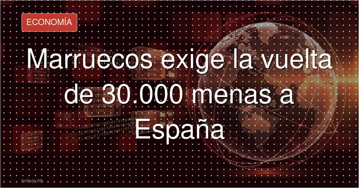 Rabat reclama la devolución de 30.000 menores